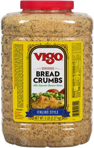 Vigo Italian Style Seasoned Bread Crumbs, 5 Pound