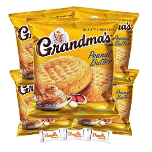 Grandma's Cookies, Peanut Butter, 2.5 oz (5 Pack)