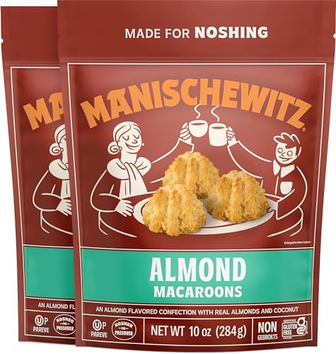 Manischewitz Almond Macaroons, 10 oz (2 Pack)