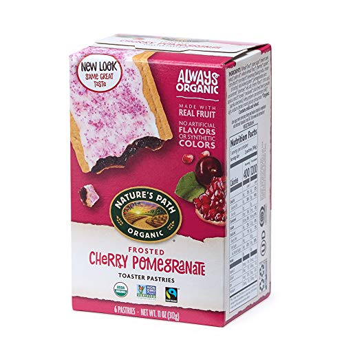 Nature's Path Frosted Cherry Pomegranate Toaster Pastries, 11 oz