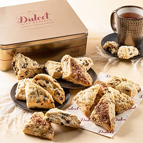 Dulcet Gift Baskets Artisan Scone Food Gift Tin