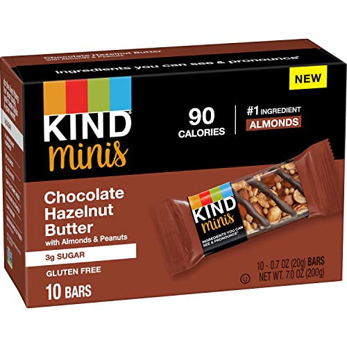 KIND Minis, Chocolate Hazelnut Butter, 10 Count