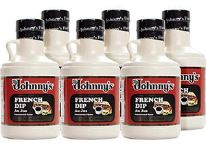 Johnny's French Dip Au Jus Concentrated Sauce, 8 Fl Oz, 6 Pack