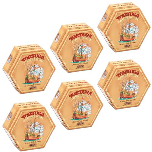 Tortuga Caribbean Rum Cakes - 4 oz, 6 Pack