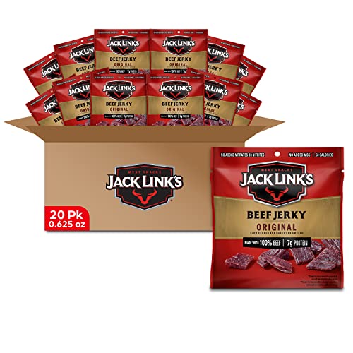 Jack Link's Beef Jerky, Original, Multipack, 20 Packs