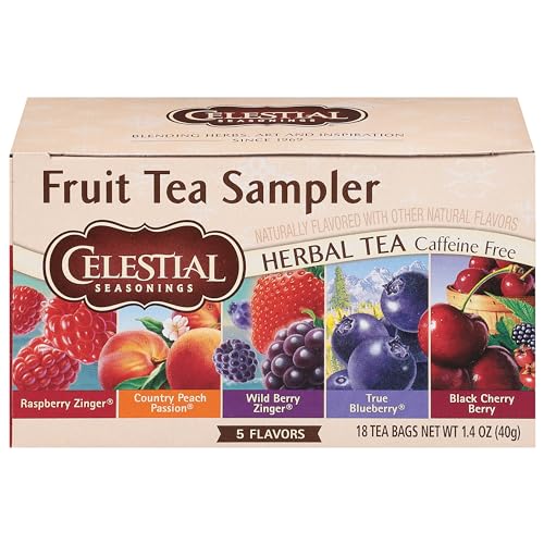 Celestial Seasonings Fruit Tea Sampler Herbal Variety Pack