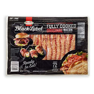 Hormel Black Label Fully Cooked Bacon, 72 Slices, Pack of 2