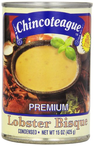 Chincoteague Seafood Lobster Bisque, 15-Ounce Cans (Pack of 12)