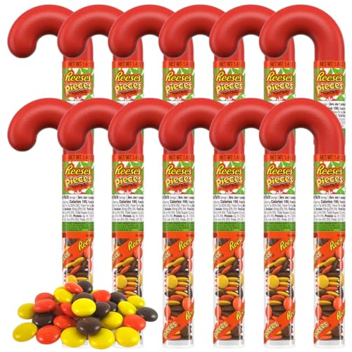 Reese's Pieces Candy Cane Stocking Stuffer, 12 Count