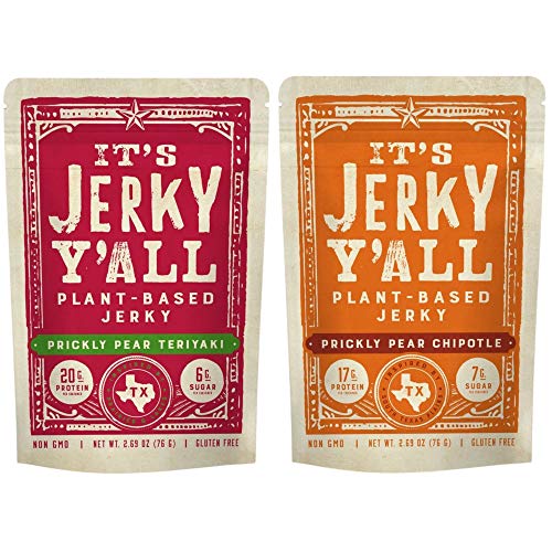 It's Jerky Y'all Plant Based Jerky, Sweet & Spicy, 2 Pack