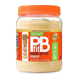 PBfit Organic Peanut Butter Powder, 30 Ounce