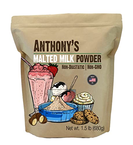 Anthony's Malted Milk Powder, 1.5lb