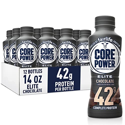 Core Power Fairlife Elite 42g Protein Shakes, 14 Fl Oz, 12 Pack