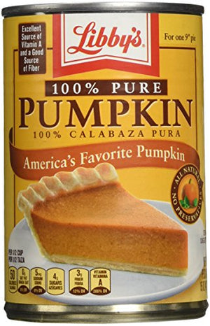 Libby's 100% Pure Pumpkin, 15 oz (Pack of 6)