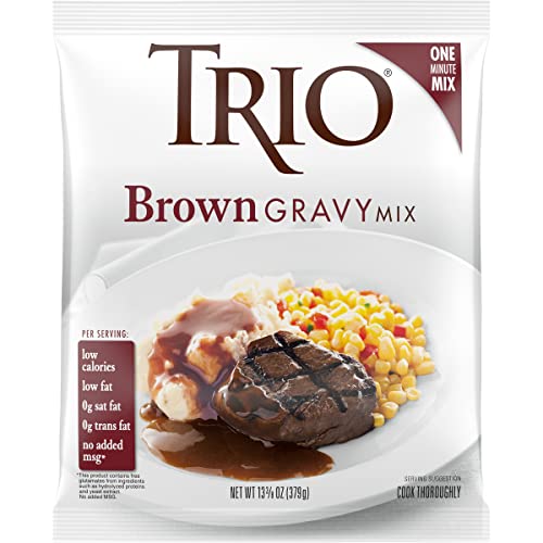 Trio Brown Gravy Mix, 13.37 oz Bag