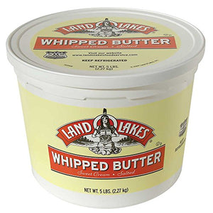 Land O Lakes Salted Whipped Butter, 5 lb, 2 Pack