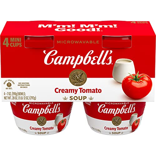 Campbell's Creamy Tomato Soup, 7 Oz (Pack of 4)