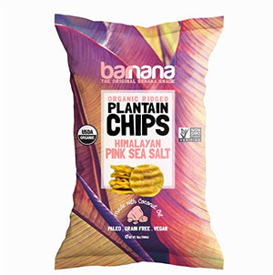 Barnana Organic Plantain Chips with Himalayan Pink Salt, 5 Oz