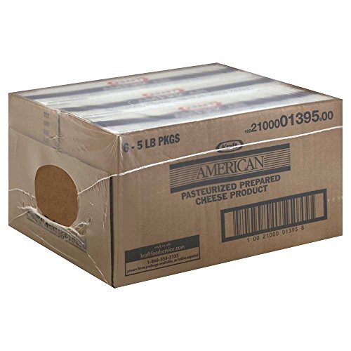 Kraft American Cheese Loaf, 5 Pound - 6 per case