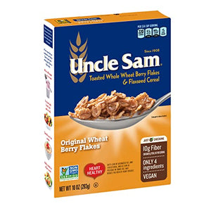 Uncle Sam Original Wheat Berry Flakes Cereal, 10 Oz (12 Pack)