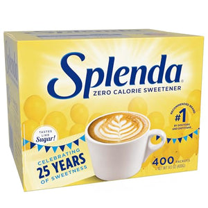 SPLENDA Zero Calorie Sweetener, 400 Packets