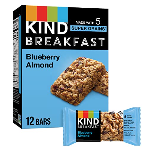 KIND Breakfast Blueberry Almond Bars, 1.76 OZ (6 Count)