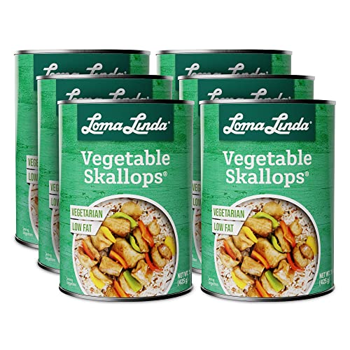 Loma Linda Vegetable Skallops, 15 oz (6 Pack)