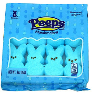 Peep Easter Blue Marshmallow Bunny Candy, 3 oz Bag