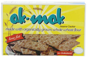 Ak-Mak Sesame Crackers, 4.15 Ounce (Pack of 12)