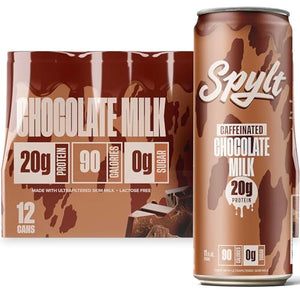 Spylt Caffeinated Chocolate Milk - 20g Protein, 60mg Caffeine, 12 Count