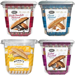 Nonni's Italian Biscotti Tub Variety Pack, 4 Flavors