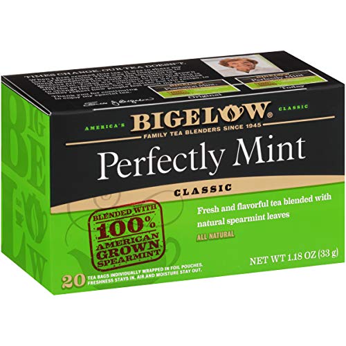 Bigelow Tea Perfectly Mint Black Tea, 20 Count Box