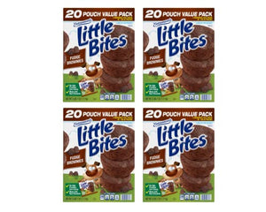 Entenmann's Little Bites Fudge Brownie Mini Muffins, 80 Pouches