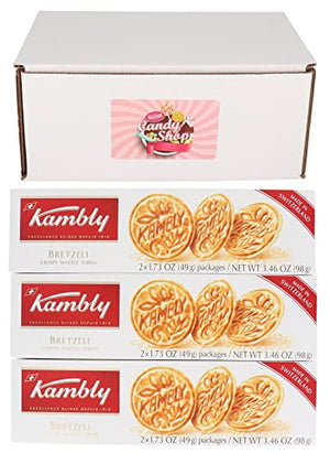 Kambly Crispy Waffle Thins Swiss Cookies (Pack of 3)