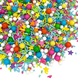 Manvscakes Edible Sprinkles, 4 oz (Rainbow)