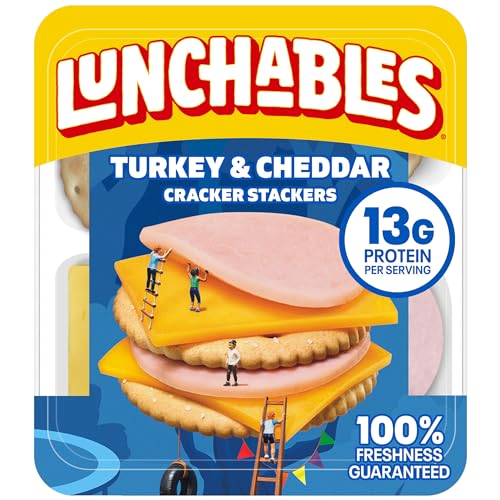 Lunchables Turkey & Cheddar Cheese Snack Kit, 3.2 oz Tray