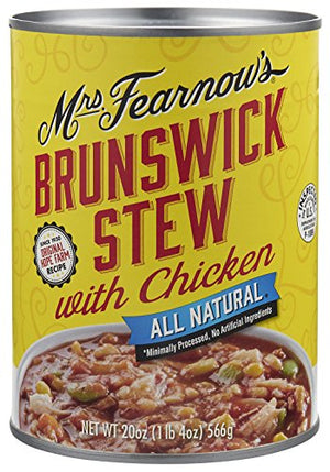 Mrs Fearnow's Delicious Brunswick Stew with Chicken, 12 / 20 oz cans