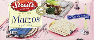 Streit's Matzo, Kosher for Passover Matzoh Crackers, 1 Pound