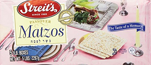 Streit's Matzo, Kosher for Passover Matzoh Crackers, 1 Pound