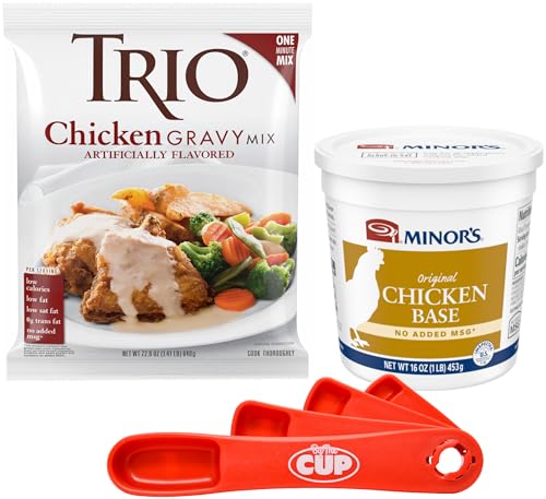 MINOR'S & TRIO Chicken Base & Gravy Mix Bundle