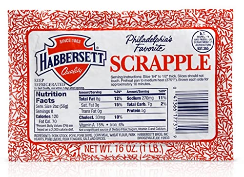 Philadelphia's Favorite Scrapple, 4 Pound Package