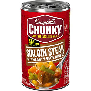 Campbell’s Chunky Sirloin Steak With Vegetables Soup, 18.8 Oz