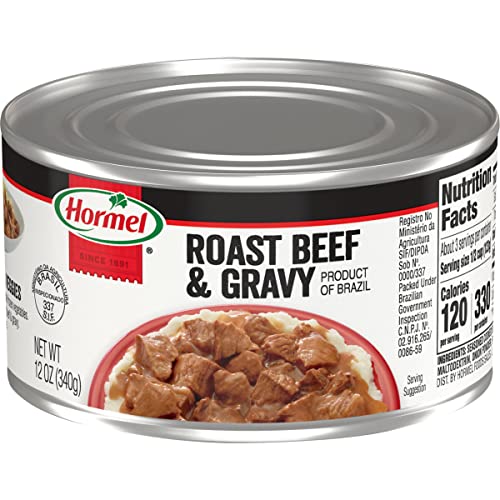 Hormel Roast Beef & Gravy, 12 oz Cans (Pack of 12)