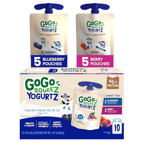 GoGo squeeZ yogurtZ Variety Pack, 10 Pack