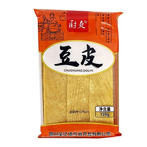 Tofu Skin, Dried Fried Soybean Vegan Food, 120g