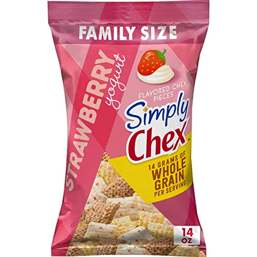 Simply Chex Strawberry Yogurt Snack Mix, 14 oz Bag