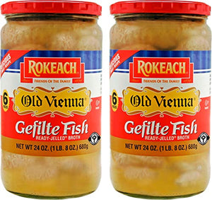 Rokeach Old Vienna Gefilte Fish, 24oz (2 Pack)