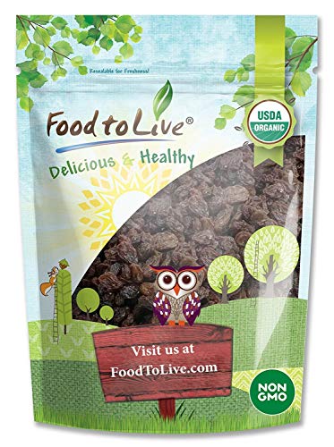 Food to Live California Organic Raisins, 2 Pounds