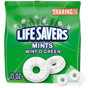 LIFE SAVERS Wint-O-Green Breath Mints, 13 oz Bag