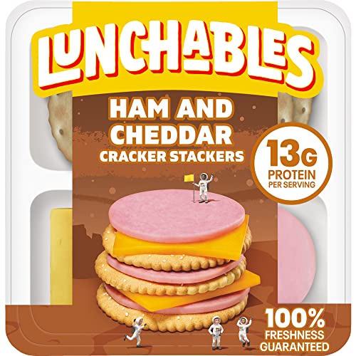 Lunchables Ham & Cheddar Snack Kit, 3.2 oz